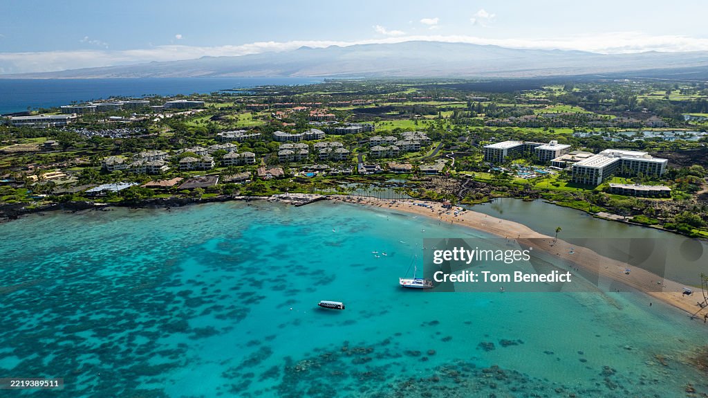 Anaehoomalu Bay and Resort Complex Aerial