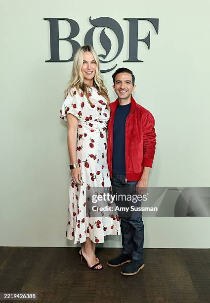 Molly Sims, Founder, YSE Beauty and Imran Amed, Founder & CEO, The Business of Fashion attend The Business of Fashion Presents The Business of Beauty...