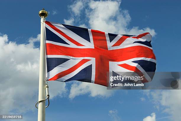 british flag - bandera del reino unido fotografías e imágenes de stock