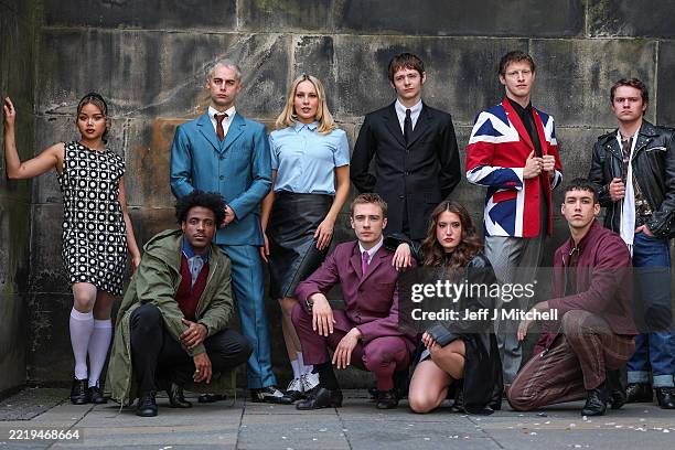 Dancers in mod costume attend a photo call to promote the Scottish premier of 'Quadrophenia – A Mod Ballet,' on June 10, 2025 in Edinburgh, Scotland....