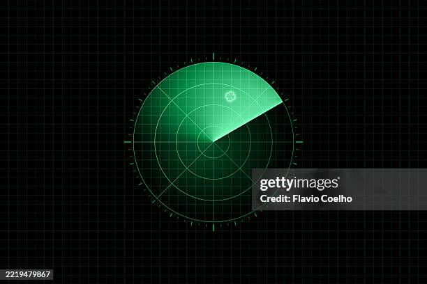 green radar seeking luck - radar stockfoto's en -beelden
