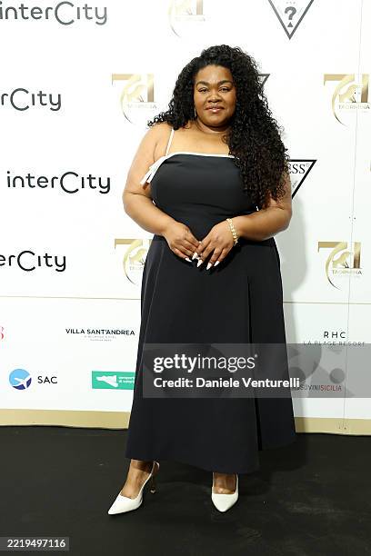 Da'Vine Joy Randolph attends the photocall at the 71st Taormina Film Festival on June 10, 2025 in Taormina, Italy.