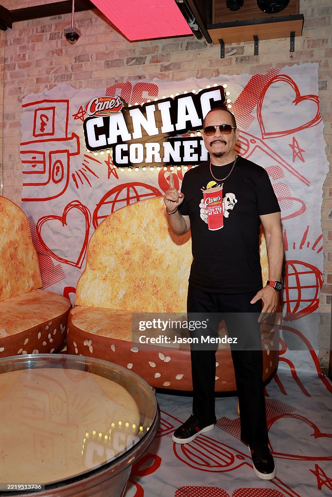 Iced Tea Rapper Muscles Ice T celebrates National Iced Tea Day at Raising Cane's Times Square ...
