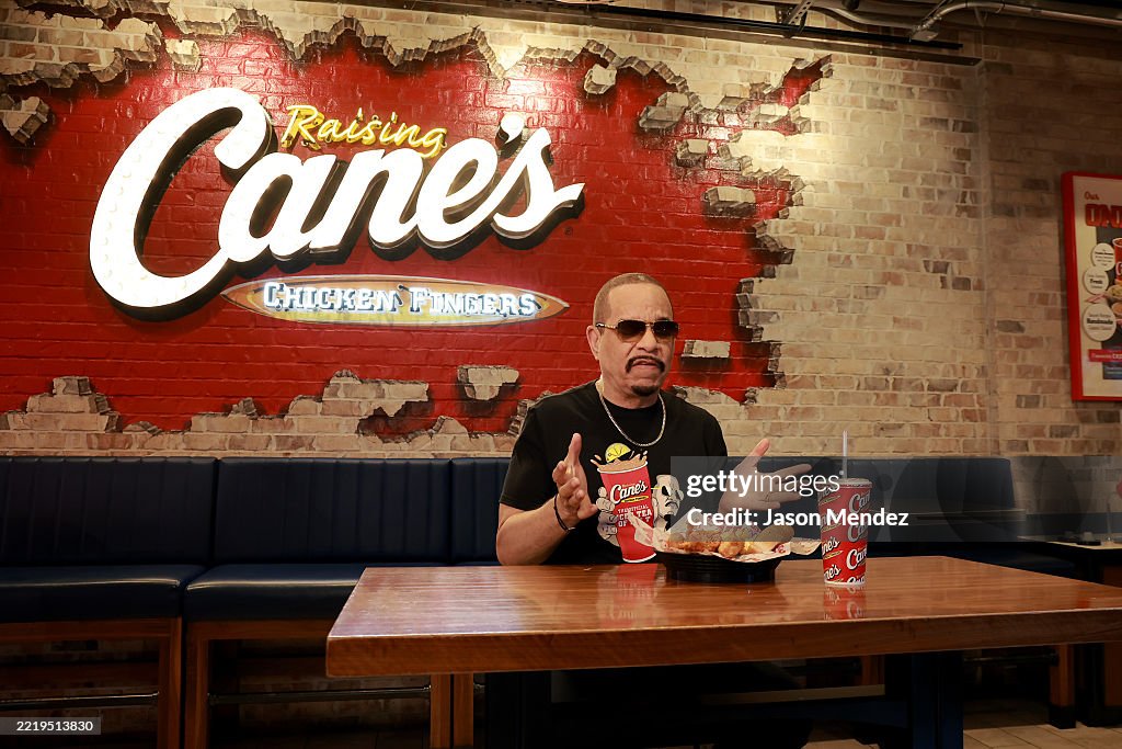 Rapper Heavy Tea Ice T celebrates National Iced Tea Day at Raising Cane's Times Square ...