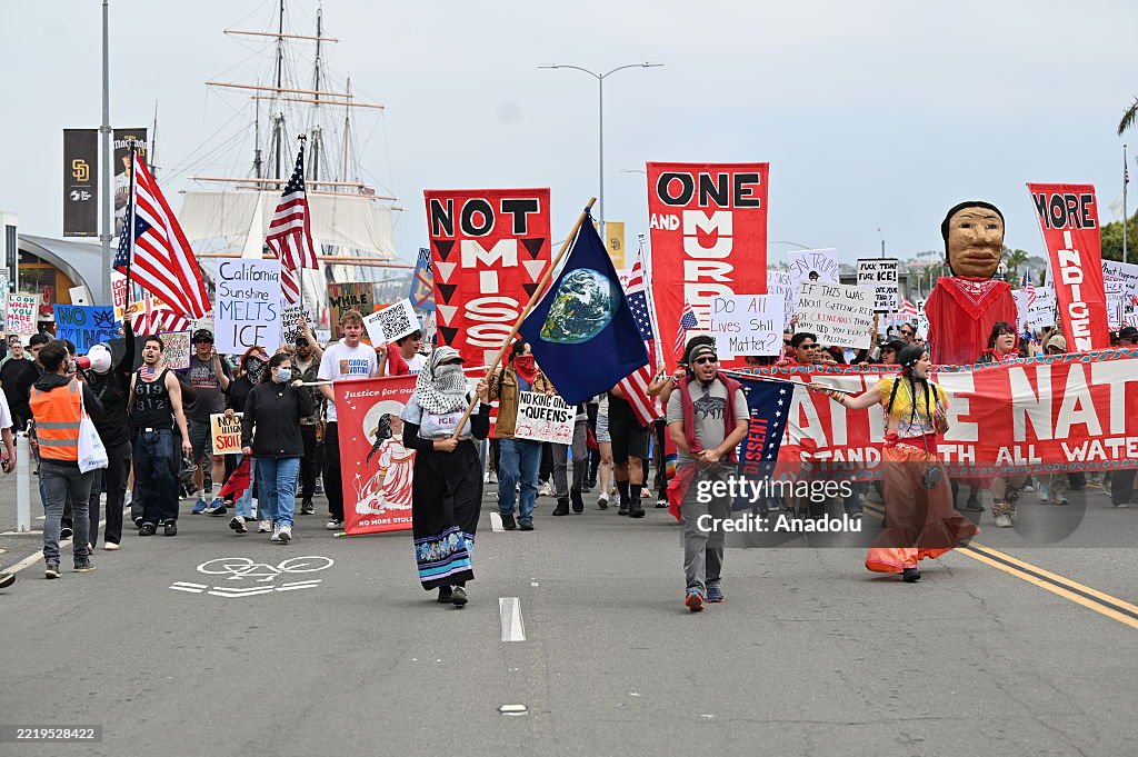 'No Kings' rally in San Diego