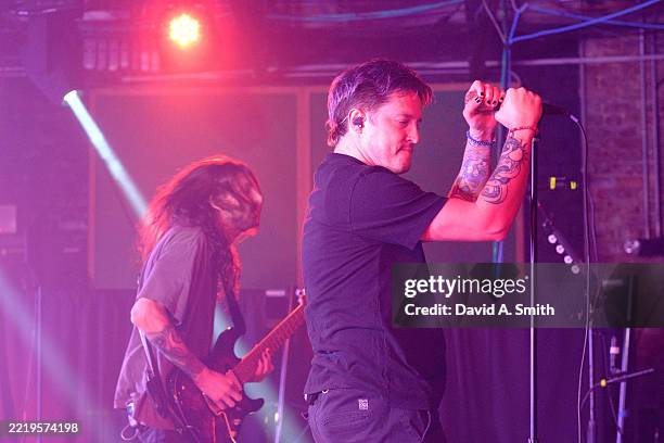 Tyler Smith of The Word Alive performs at Saturn Birmingham on June 10, 2025 in Birmingham, Alabama.