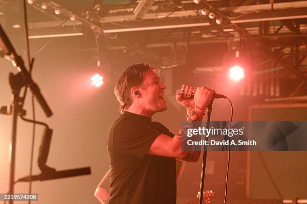 Tyler Smith of The Word Alive performs at Saturn Birmingham on June 10, 2025 in Birmingham, Alabama.