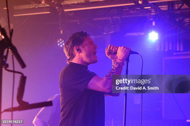 Tyler Smith of The Word Alive performs at Saturn Birmingham on June 10, 2025 in Birmingham, Alabama.