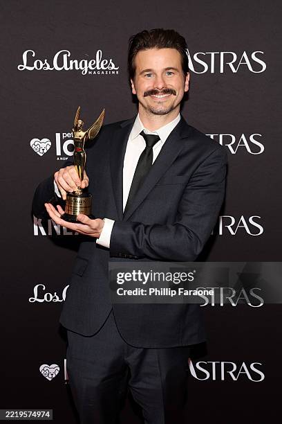 Jason Ritter attends the 2025 Astra TV Awards at SLS Hotel, a Luxury Collection Hotel, Beverly Hills on June 10, 2025 in Los Angeles, California.