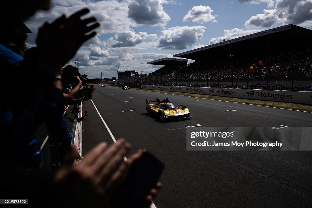 Getty Racing Race winners, the AF Corse Ferrari 499P of Robert Kubica, Yifei Ye ...