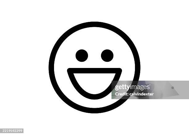 emoji line icon symbol design - before after face stock illustrations
