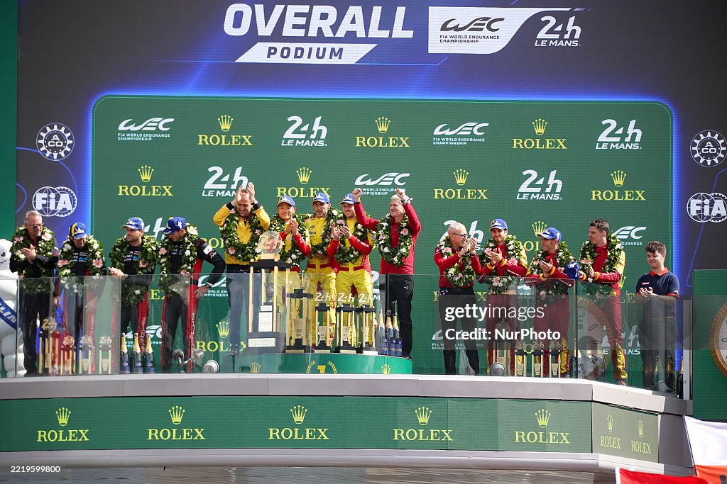 Le Mans Roxy The podium of Le Mans 24h is at the 24h Le Mans Circuit in Le Mans ...