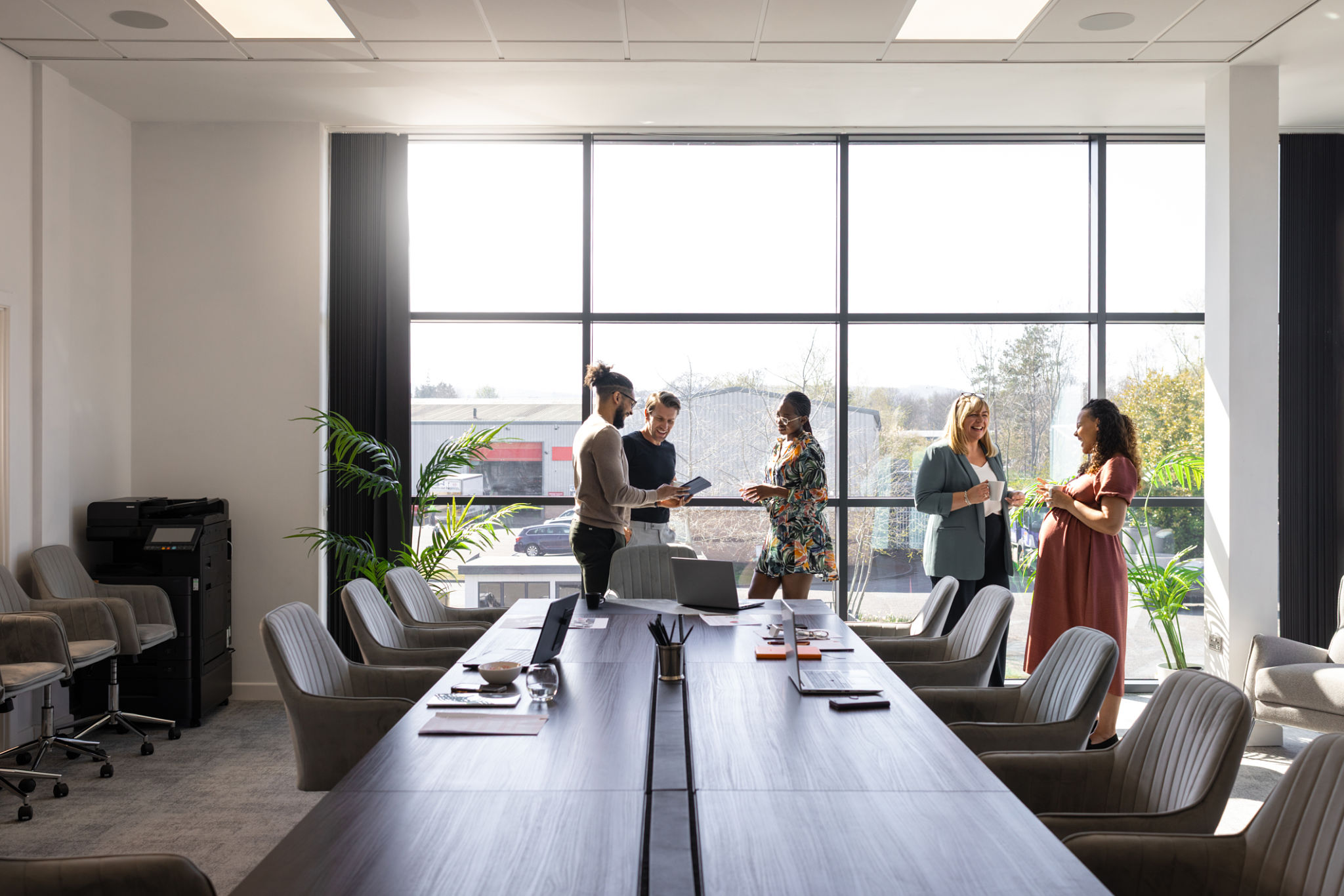 Business collaboration team meeting