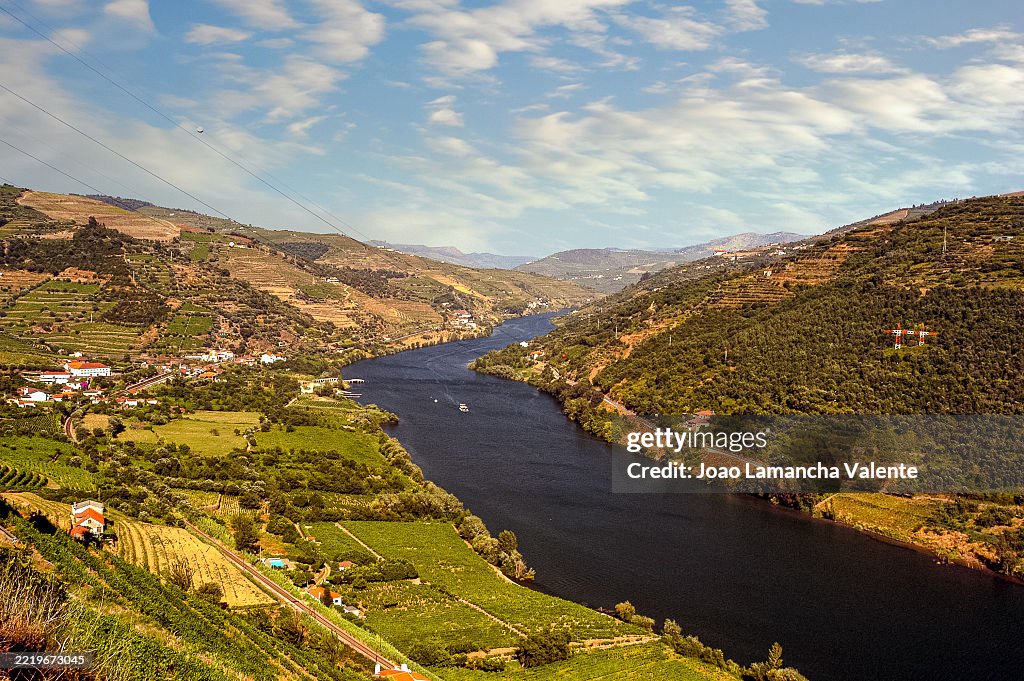Douro River at Mesao Frio City