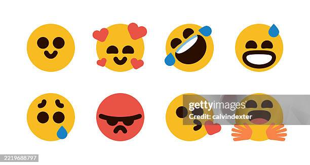 emojis essential collection - embarrassing date stock illustrations
