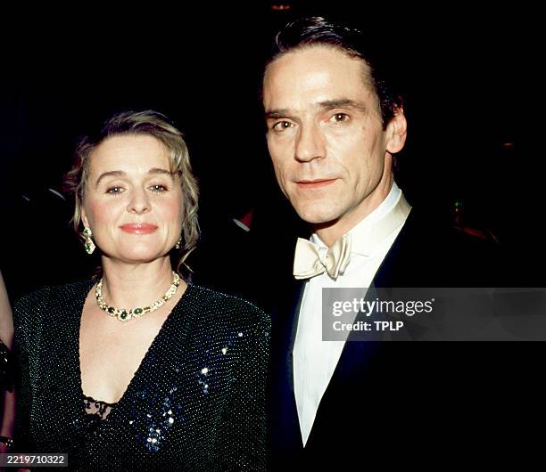 Irish actress Sinéad Cusack and English actor Jeremy Irons attend the 45th Annual Tony Awards at the Minskoff Theatre in New York, New York, June 2,...