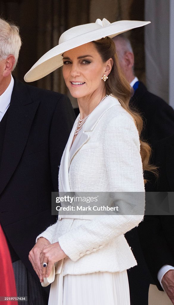 The Order Of The Garter Service At Windsor Castle
