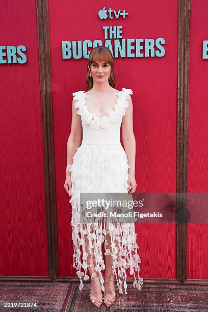 Leighton Meester attends "The Buccaneers" Season 2 Photo Call at Louisa's at The Twenty Two on June 11, 2025 in New York City.