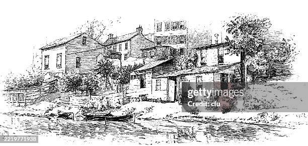 cincinnati, on the upper rhine - cincinnati stock illustrations