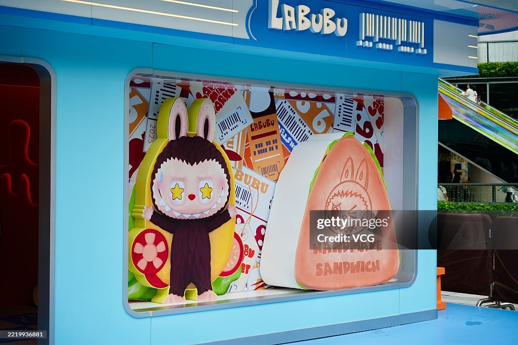Labubu Map Labubu-themed pop-up store opens on June 13, 2025 in Guangzhou,... News ...