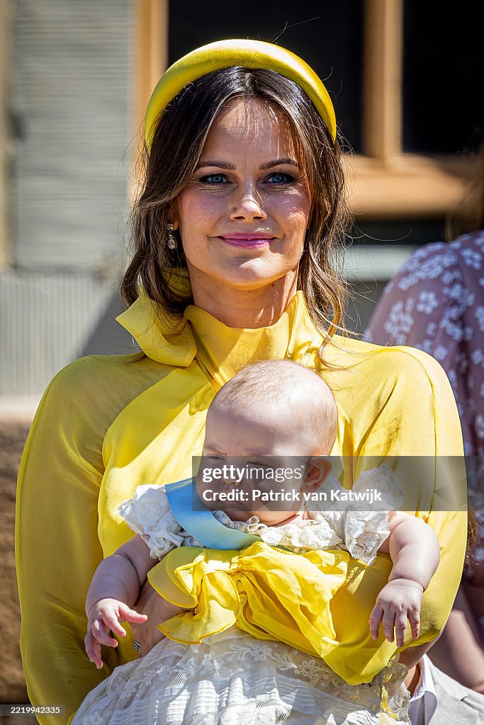 Princess Ines Princess Sofia of Sweden and Princess Ines of Sweden leave the chapel ...