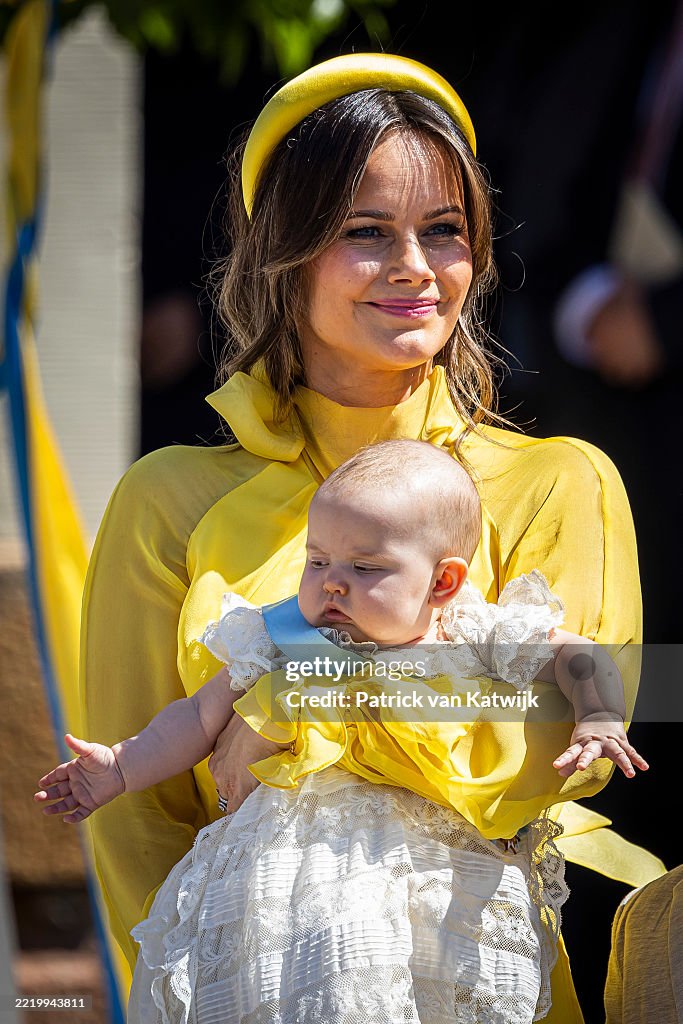 Princess Ines Princess Sofia of Sweden and Princess Ines of Sweden leave the chapel ...
