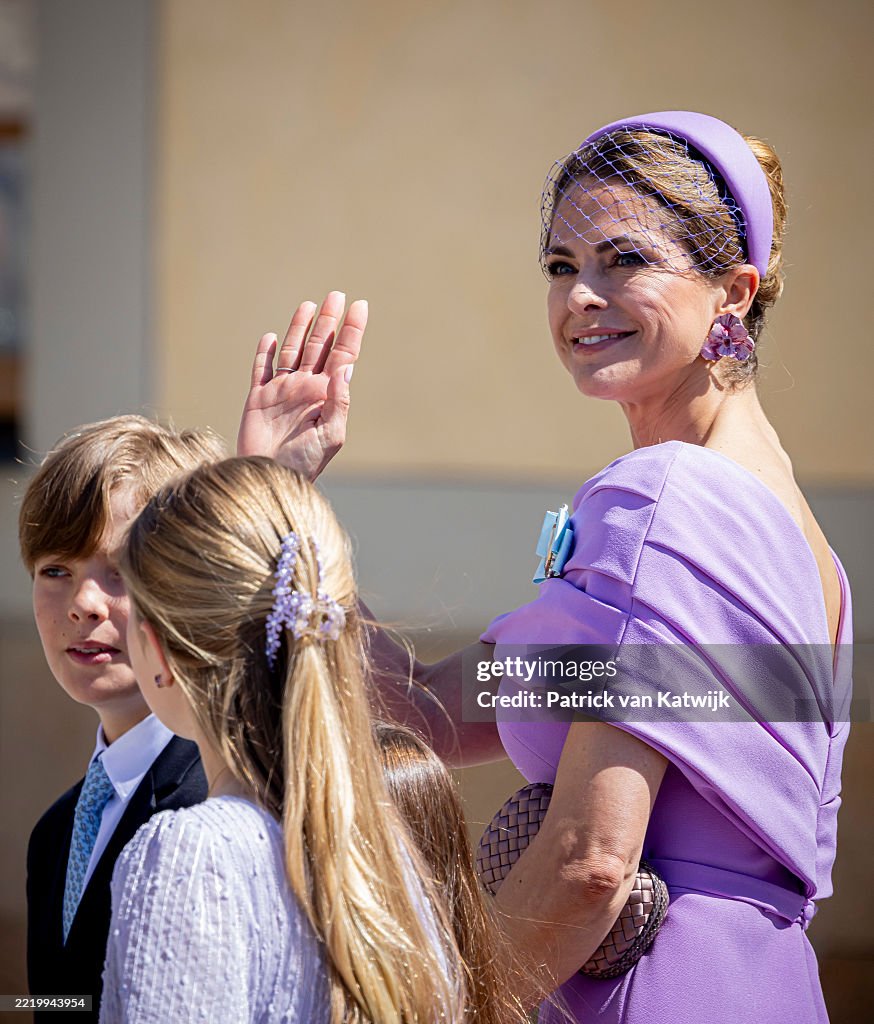 Princess Ines's Baptism In Stockholm