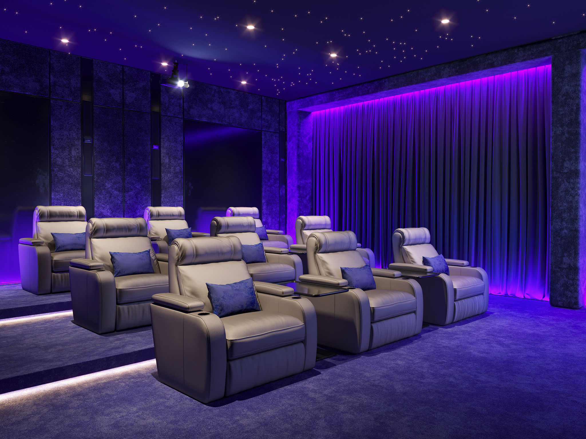 luxury home theater
