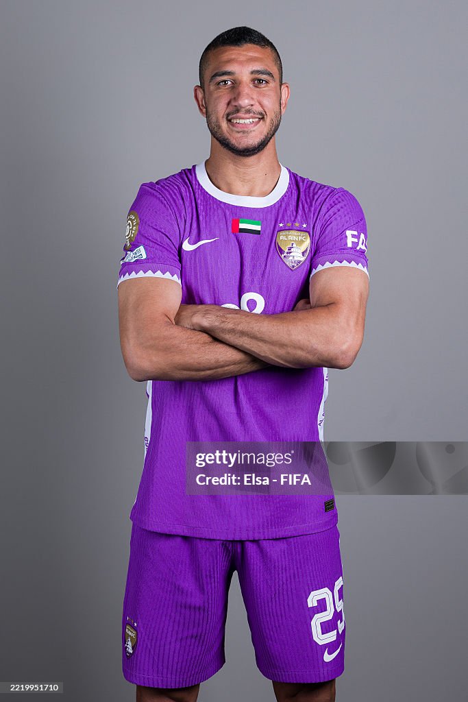 Ramy Rabiha Ramy Rabia of Al Ain FC poses for a portrait during the official FIFA ...