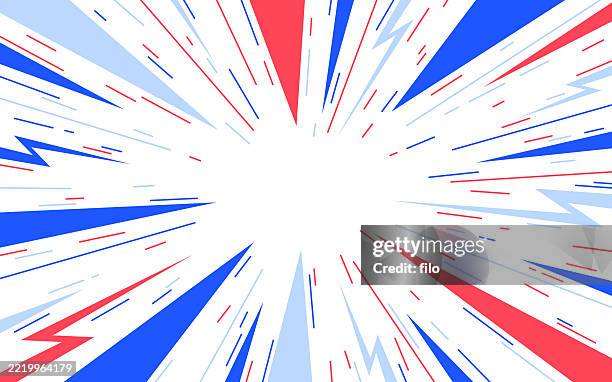 usa patriotisches amerikanisches feuerwerk abstrakter hintergrund - herauszoomen stock-grafiken, -clipart, -cartoons und -symbole