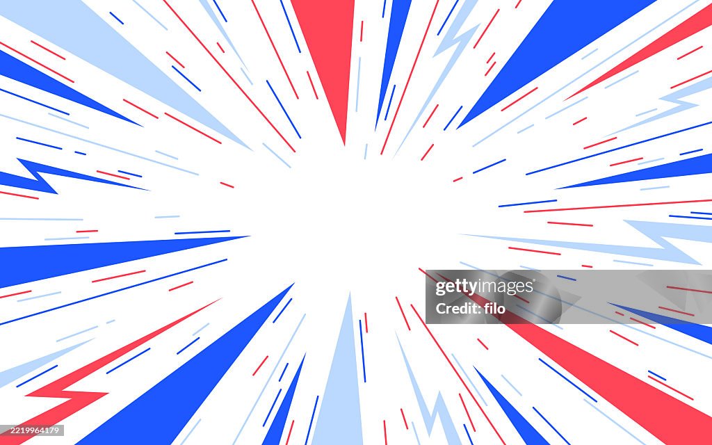 USA Patriotic American Fireworks Abstract Background