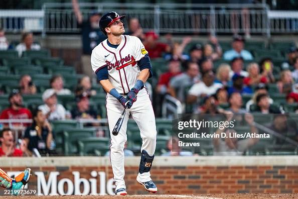 Austin Riley Walk Off Austin Riley of the Atlanta Braves hits a walk-off sacrifice fly in ...
