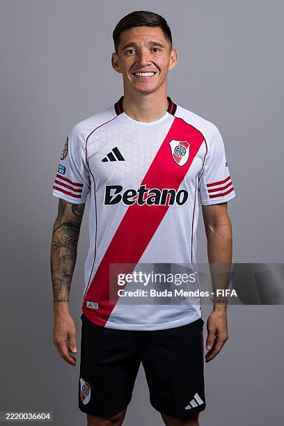 Matias Kranevitter of CA River Plate poses for a portrait during the official FIFA Club World Cup 2025 Portrait Session on June 13, 2025 in Seattle,...