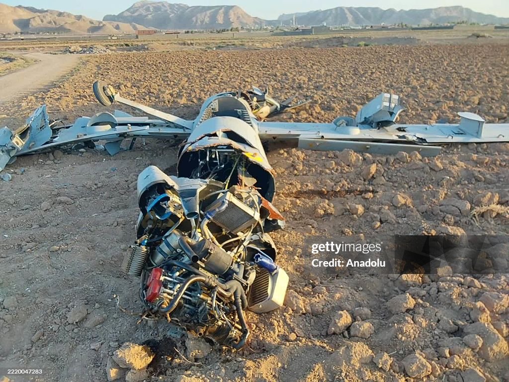 Iranian state TV releases visuals allegedly showing downed Israeli drone