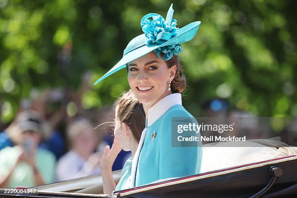 Catherine, Princess of Wales and Princess Charlotte of Wales during