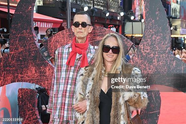 Angus Neil Model Angus Neill and guest attend the World Premiere of