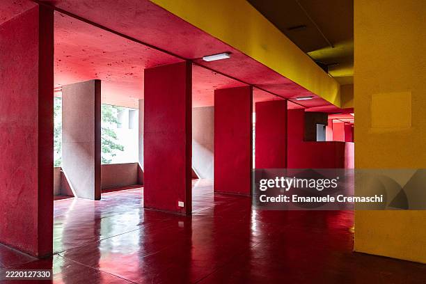 General view of the Monte Amiata residential complex, Gallaratese district, on June 14, 2025 in Milan, Italy. A landmark of post-war Italian...