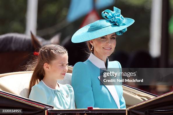 Fldjd Catherine, Princess of Wales and Princess Charlotte of Wales during ...