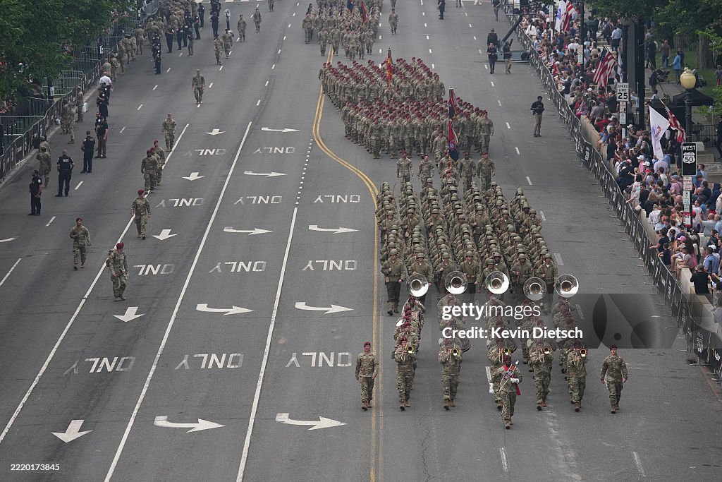 Washington DC Celebrates Army's 250th Anniversary With Parade And Festivities