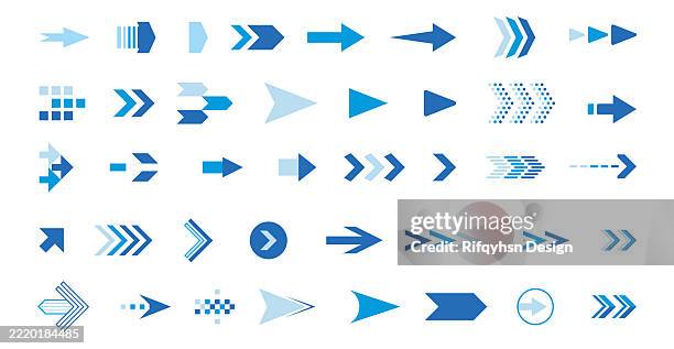 ilustraciones, imágenes clip art, dibujos animados e iconos de stock de conjunto de flechas de culata aislada - símbolo de flecha