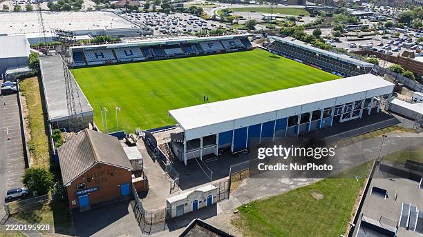 General aerial views of Victoria Park in Hartlepool, United Kingdom, on June 19, 2025.