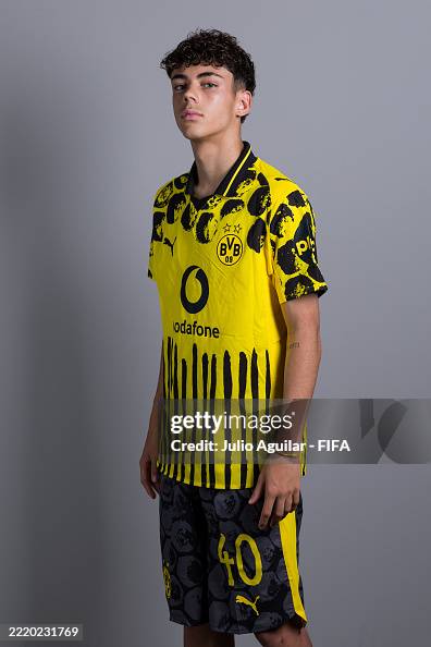 Summer Inacio Samuele Inacio of Borussia Dortmund poses for a portrait during the ...