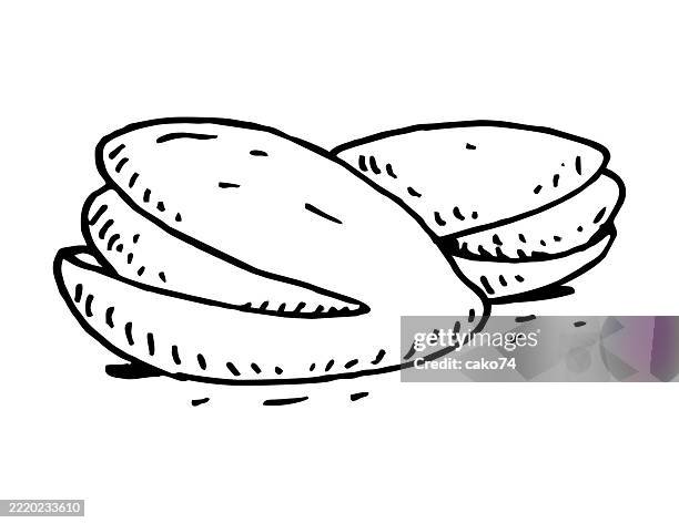 handgezeichnete pistazien - pistazie stock-grafiken, -clipart, -cartoons und -symbole