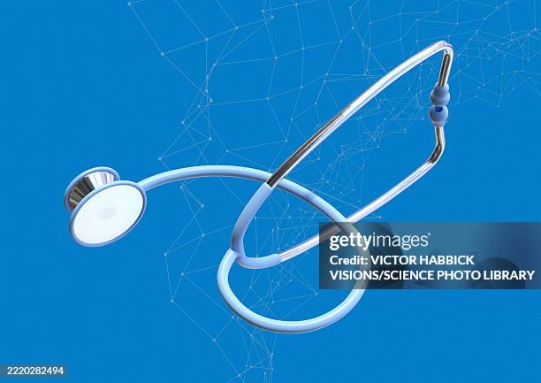 stethoscope, illustration - using stethoscope stock illustrations