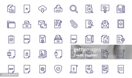Documents Editable Icons Documents Editable Icons
