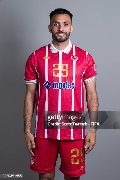Humza Ac Hamza Hannouri of Wydad AC poses for a portrait during the official ...