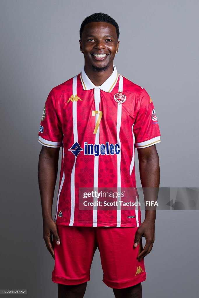 Malsa Mickael Malsa of Wydad AC poses for a portrait during the official ...