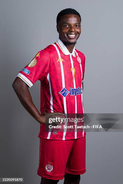 Malsa Mickael Malsa of Wydad AC poses for a portrait during the official ...