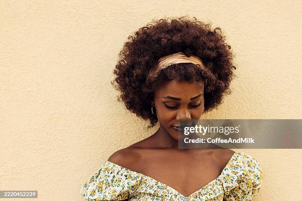 a quiet bloom of self-acceptance - headband stock pictures, royalty-free photos & images