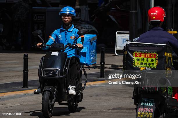 Chinese Delivery Riders 5,254 China Food Delivery Stock Photos, High-Res Pictures, and Images ...